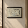 Square Mud Work Frame with Mirror Work Big